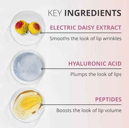 goPure Lip Plumper – Plumping lip gloss formula with Hyaluronic Acid & Peptides, moisturizing, volumizing, smooths the look of wrinkles, high shine