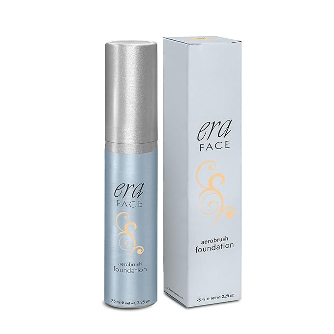 ERA Face spray makeup (Y5 Wheat, 2.25 oz) - airbrush foundation, everyday, buildable, professional spray on cosmetics by Era Beauty
