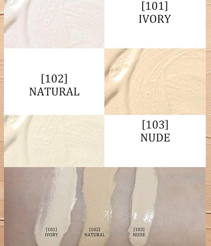 Foundation Make-Up Cover Creamy Concealer Waterproof SPF30 Hypoallergenic (#102 NATURAL)