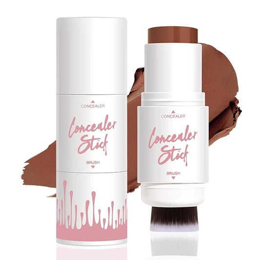 Dual-Ended Contour Stick, Matte Face Shaping & Highlighter Stick, Waterproof Bronzer Pen, Non-greasy, Create a Lightweight Finishing Makeup
