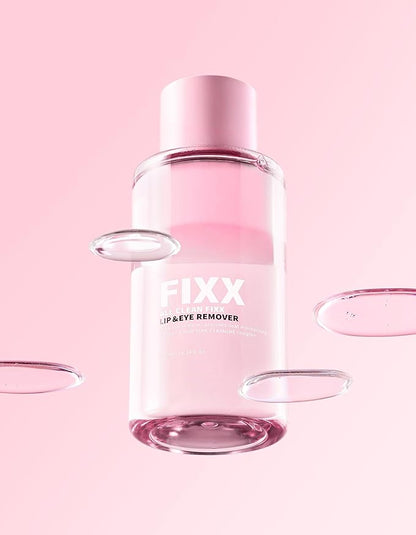 [So'natural Powder4room] All Clean Fixx Lip&Eye Remover, 10.14 fl oz (300ml) | Eye Makeup Remover | Lip Makeup Remover | Waterproof Mascara Remover | Eye Makeup Remover for Sensitive Eyes