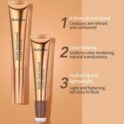 Multi functional cosmetic pen Liquid highlight powder blusher cosmetic pen Face makeup (03#)