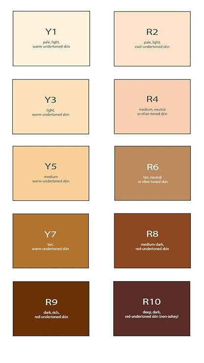 ERA Face spray makeup (R6 Ginger, 2.25 oz) - airbrush foundation, everyday, buildable, professional spray on cosmetics by Era Beauty