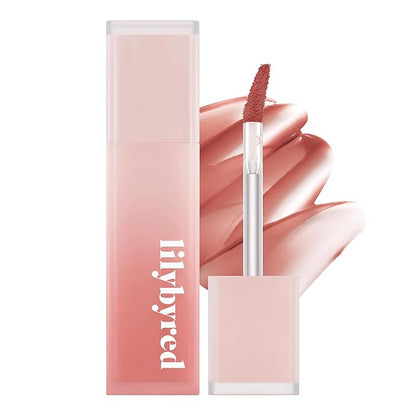 lilybyred Sweet Liar Milky Tint | Korean Moisture Matte Lip Stain, Milk Foam Texture, Hydro-Matte Barrier, Blurring Soft, Lightweight, Long-Lasting, Smudge-Proof (09 Fig Toast)
