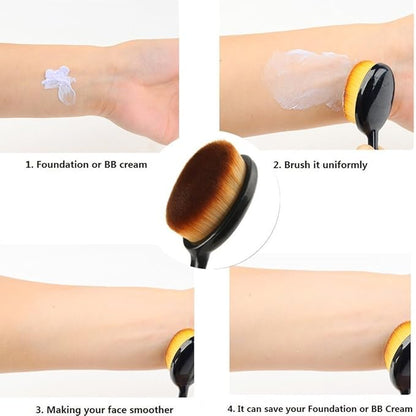 Boolavard Foundation Brush + 15 Colours Face Contour Cream Concealer Camouflage Palette