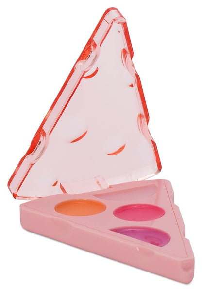 iscream Pizza Slice Shaped Vanilla Scented Solid Lip Gloss Trio