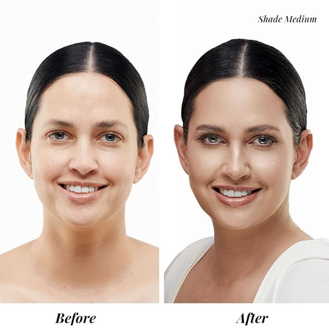 Magic Minerals by Jerome Alexander Jumbo Size Mineral Powder Foundation with Color Correctors, Antioxidant Skincare Formula (Medium)