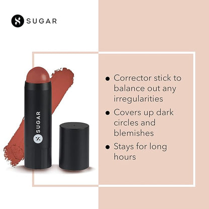 SUGAR Face Fwd Corrector Stick - 02 Onward Orange (Orange) Longlasting Formula, Lightweight