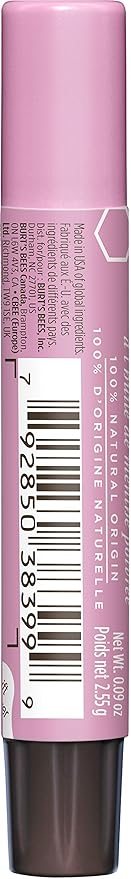 Burt's Bees 100% Natural Moisturizing Lip Shimmer, Guava, 1 Tube