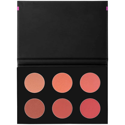 SHANY Shimmer & Matte Warm-Toned Blush Palette - Layer 6 - Refill for the 6 Layer Mini Masterpiece Collection Makeup Set