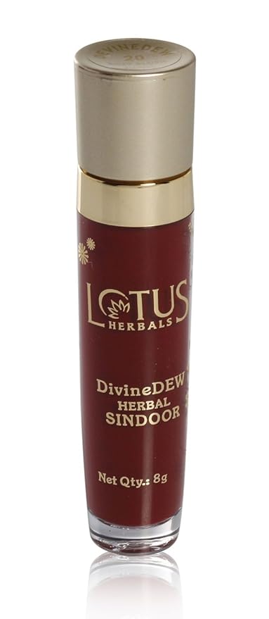 Pack of 3 Lotus Herbals DivineDew Herbal Sindoor, Rosy Blush, 8g each (Total 24 gms)