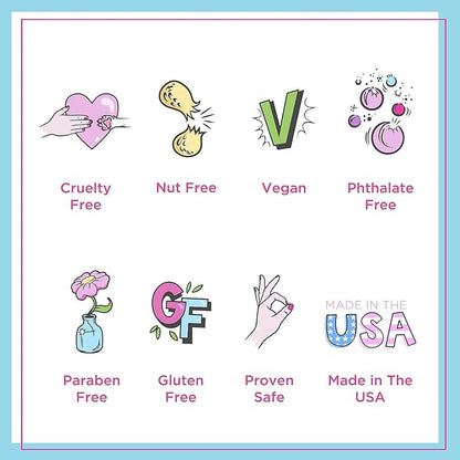 Petite 'N Pretty So Dreamy 10K Shine Lip Gloss Duo—Makeup for Girls, Kids, Tweens, Teens—High Shine, Lightweight, Made in the USA (First Freeze and Rosy Dreams)—Limited Edition