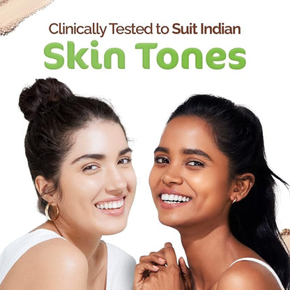 Mamaearth 12-Hour Oil Control Pressed Powder with SPF 30 (Almond Glow Shade) | Long Lasting Matte Finish with Buildable Coverage | Sun Protection with Vitamin C | Talc-Free | 0.32 Oz/9g