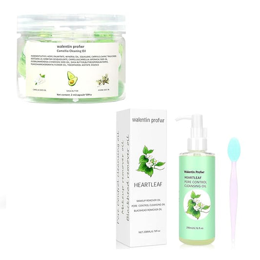 Cleansing Oil for Face Travel Home Use Cleansing Oil Makeup Blackhead Remover Gentle Pore Deep Cleaning for All Skin Types