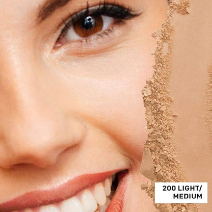 Almay Setting Powder, Face Makeup, Matte Loose Powder, Hypoallergenic, Cruelty Free, 200 Light Medium, 1 Oz
