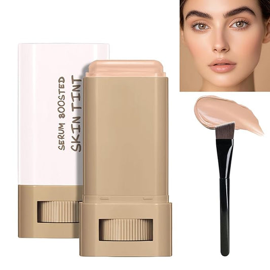 Balm Foundation Makeup, Moisturizing Serum Contour Stick, Natural Finish Makeup Even Skin Tone (05, 1 PCS)