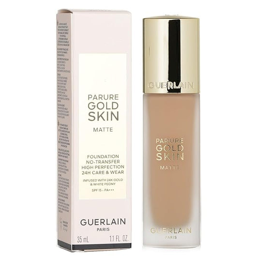 Guerlain Parure Gold Skin Matte 24H Wear No-Transfer Foundation SPF 15-1N Neutral by Guerlain for Women - 1.1 oz Foundation