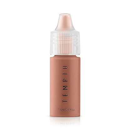 TEMPTU S/B Silicone-Based Airbrush Foundation: Professional Long-Wear Liquid Makeup, Sheer To Full Coverage For A Hydrated, Healthy-Looking Glow & Luminous, Dewy Finish On All Skin Types, 008 Clay, 0.25 Fl Oz