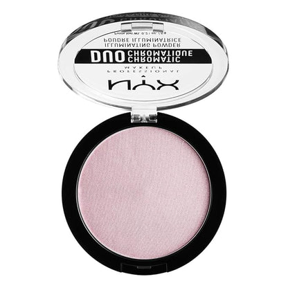 NYX PROFESSIONAL MAKEUP Duo Chromatic Illuminating Powder, Lavender Steel