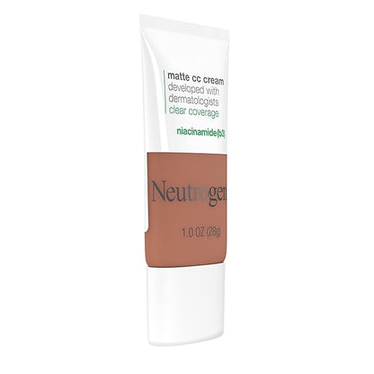 NEUTROGENA Clear Coverage Color Correcting Cream 1.0 oz. 8.0 / Amber