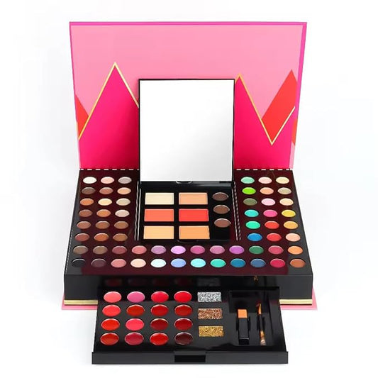 Makeup pallete Profesional colors, all-in-one for women, complete kit 88 colors and 2 brushes, perfect for gifting.