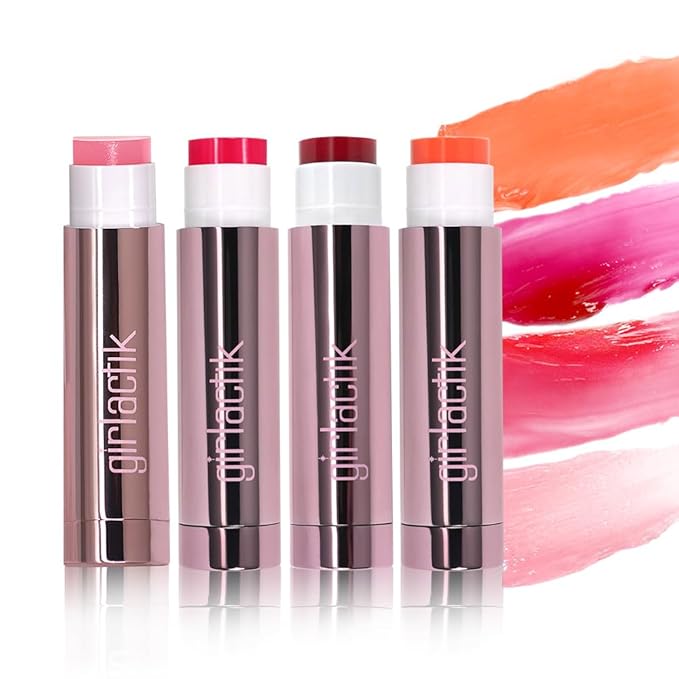 Girlactik Jello Gloss Lip Balm – Hydrating Lip Gloss with Natural Shine, Pink Lemonade Scent, Moisturizing, and Smooth, Perfect for Everyday Lip Care with a Glossy Finish, 0.15 oz (Glossiest)