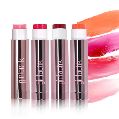 Girlactik Jello Gloss Balm – Hydrating Lip Gloss with Natural Shine, Pink Lemonade Scent, Moisturizing, and Smooth, Perfect for Everyday Lip Care with a Glossy Finish, 0.15 oz (Camelia)