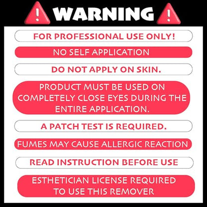 Axolotl Eyelash Extension Cream Remover 15g 0.51fl. oz | Removes Lash Extension Glue Effectively| Low Irritation | Sensitive Skin | Lash Extensions Supplies (Lemon)