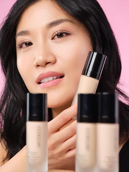 ARTDECO Perfect Teint Foundation - Gentle Ivory N°08 - Lightweight Liquid Formula - Medium to Full Coverage - Without Mask-Like Effect - Conceals Imperfections - Vegan Makeup - Hyaluron - 0.67 Fl Oz