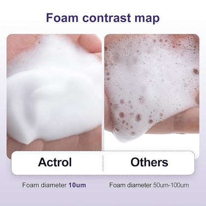 Eyelash Cleanser Concentrate 100ml Professional Lash Shampoo Foaming Cleanser Lash Wash Concentrate for Extensions Lashes with Salon Home Care-Makes 40 Bottles Grape