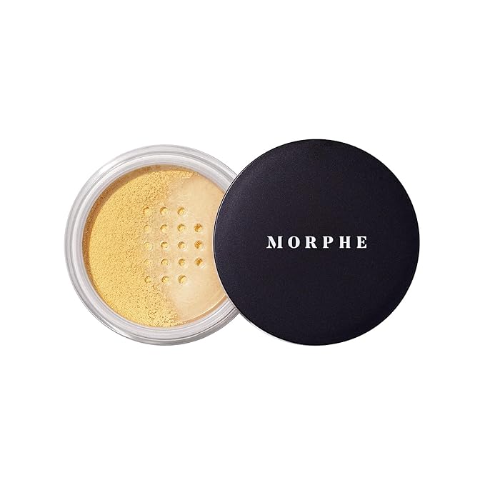 Morphe Bake & Set Translucent Setting Powder - Lightweight, Talc-Free Finishing Powder for Face Makeup with a Soft, Natural Finish - Minimizes Shine for Up to 24HR - Translucent Rich (0.31 oz)