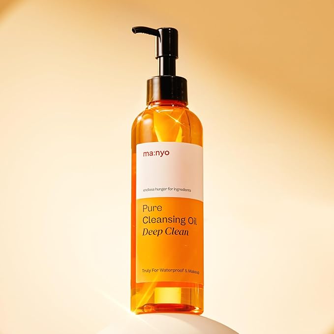 ma:nyo Pure Cleansing Oil Korean Facial Cleanser, Blackhead Melting, Daily Makeup Removal with Argan Oil, Korean Skin care (Deep Clean)