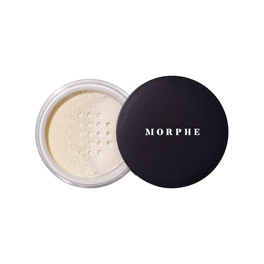 Morphe Bake & Set Translucent Setting Powder - Lightweight, Talc-Free Finishing Powder for Face Makeup with a Soft, Natural Finish - Minimizes Shine for Up to 24HR - Translucent (0.31 oz)