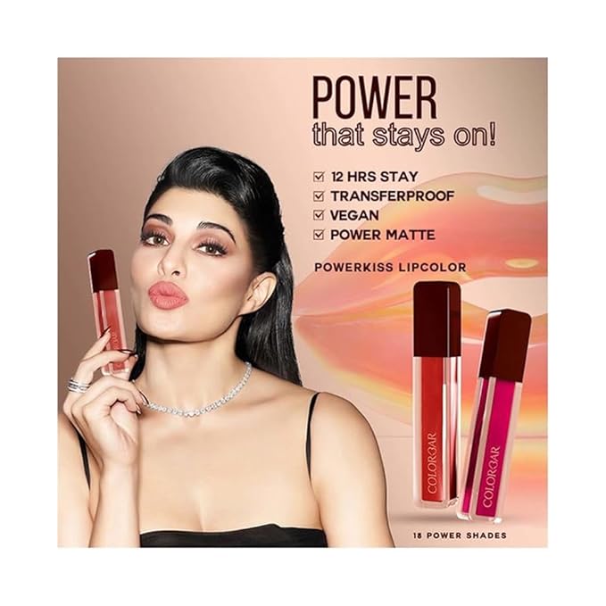 Powerkiss Vegan Matte Lipcolor - Hydrating Matte Lipstick - Talc-Free and Highly Pigmented Liquid Lipstick - 001 Show Down - 0.16 oz