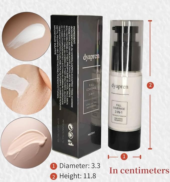 Natural Glow Enhancer Liquid Foundation for Skin Lightweight Long Lasting Hydration Buildable Coverage Ideal for All Skin Types 30ml Perfect for Daily Wear and Special Occasions