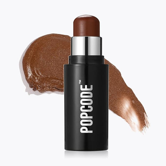 Cream Bronzer Stick, Natural Ingredients & Clean Beauty - Multi-Use Cream Contour Stick Makeup for Face