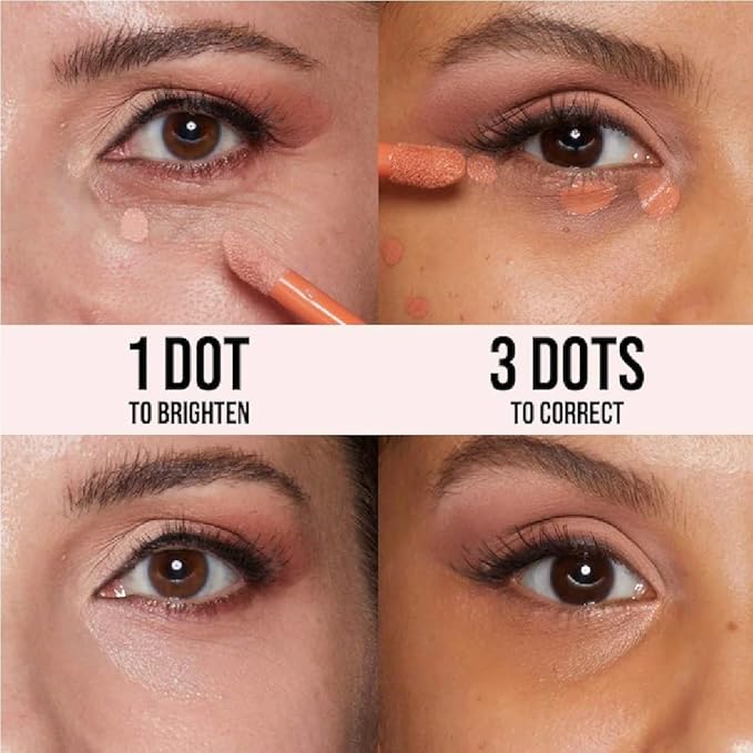 H.U.D.A BEAUTY #FAUXFILTER Under Eye Color Corrector 0.3 oz / 9 mL (Mango, 0.3 oz / 9 ml) + Bonus Acne Patch (36 Pieces)