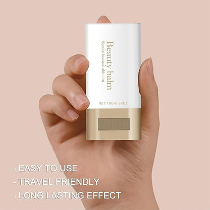 Foundation Stick Beauty Balm Serum Boosted Skin Tint Moisturizing Serum Contour Balm Makeup Suitable for All Skin Tones Create a Natural, Flawless Makeup Skin Tint Stick,03 2pcs