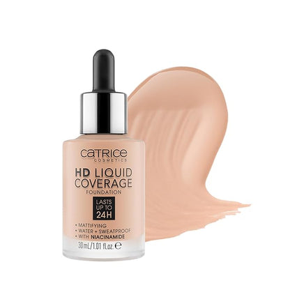 Catrice | HD Foundation 20 & Prime & Fine Dewy Glow Spray Bundle | Full Coverage Makeup | Vegan & Cruelty Free