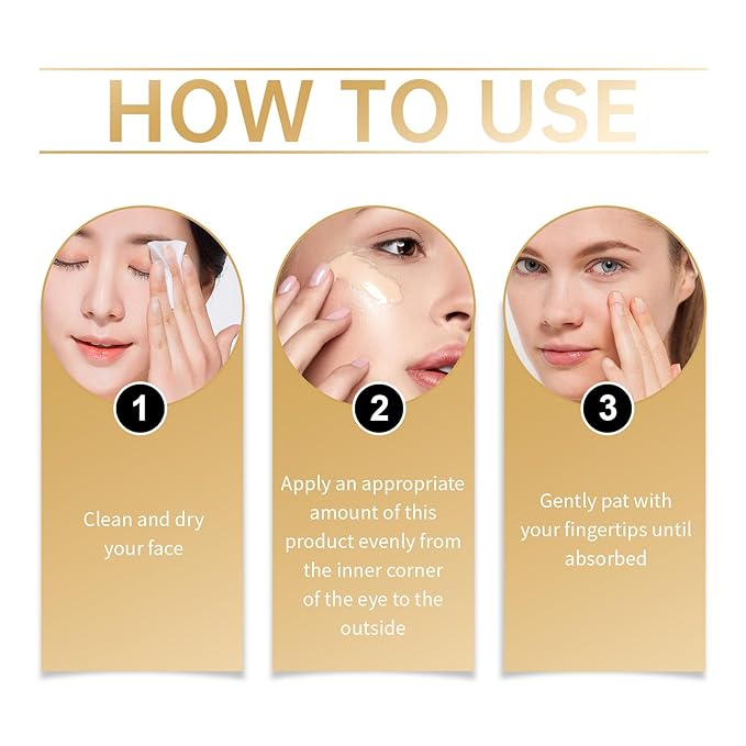 Dark Circle Concealer Cream – Lightweight, Hydrating Eye Concealer for Daily Use, Moisturizing, Brightening and Covering Under-Eye Circles (Natural)
