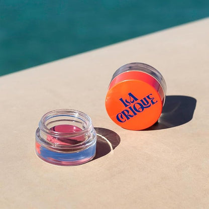Lip and Cheek Balm - Cream Blush & Tinted Lip Balm - Infused with Hyaluronic Acid + Vitamin C - LightWeight Cream Makeup and Skincare - 99% Natural Ingredients - Vegan - Rosewood