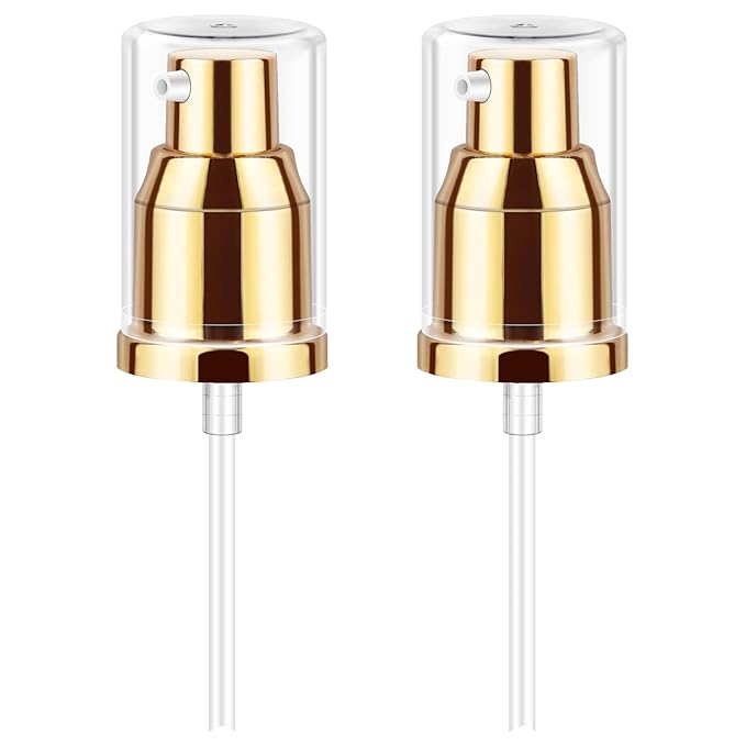 Foundation Pump, Makeup Pump Compatible with Estee Lauder Double Wear Foundation (2 Pack, Gold)