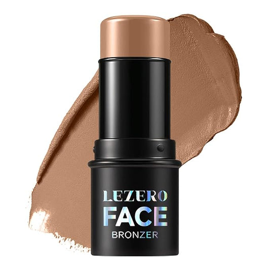 Cream Bronzer Stick, Multi-use Contour Stick for Face Shaping, Matte Finish Beauty Wand for Sculpt the Face, Easy to Apply, Longwear, Waterproof, Buildable and Blendable Color (#14, 1PC)