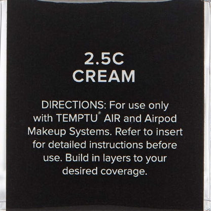 TEMPTU Perfect Canvas Airbrush Foundation Airpod: Anti-Aging Long-Wear Makeup, Buildable Coverage Semi-Matte, Natural Finish