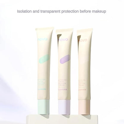 Novo Soft Glow Primer - Hydrating & Mattifying Makeup Base, Brightening, Oil Control, Flawless Skin, Lightweight, Nourishing Ingredients, All-in-One Primer for Smooth & Radiant Finish
