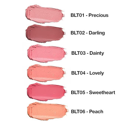Palladio I'm Blushing 2-in-1 Cheek and Lip Tint, Buildable Lightweight Cream Blush, Sheer Multi Stick Hydrating formula, All day wear, Easy Application, Shimmery, Blends Perfectly to Skin, Sweetheart