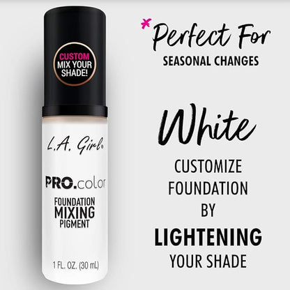L.A. Girl PRO.color Foundation Mixing Pigment, White GLM711