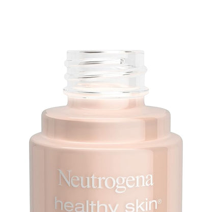 Neutrogena Healthy Skin Liquid Makeup Foundation with Broad Spectrum SPF 20 Sunscreen, Medium Coverage Foundation with Nourishing Pro-Vitamin B5, Natural Ivory 20, 1 fl. oz