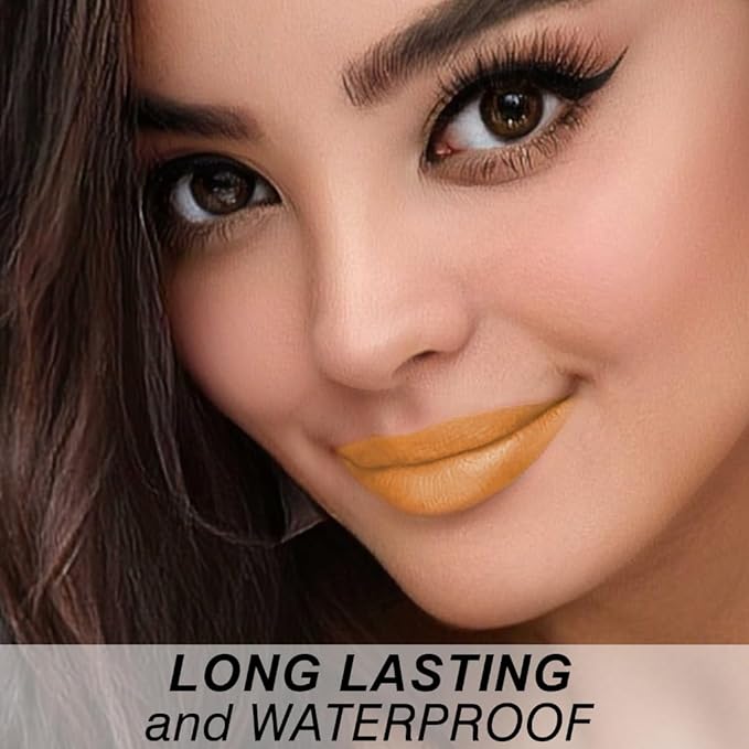 Matte Bullet Long Wear Lipstick - Vegan and Cruelty-Free - Smudge and Waterproof Matte Lipstick with Moisturizing Formula - All Day Comfort - Sunset Glow #28