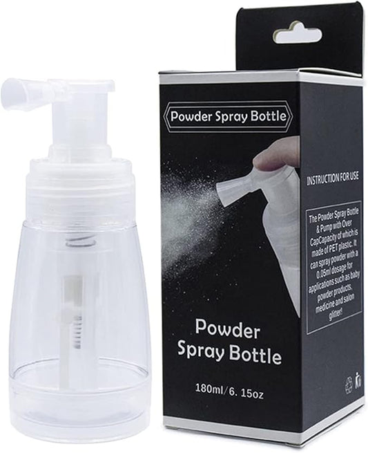 Dry Powder Sprayer Barber Powder Spray Bottle Empty Travel Cosmetic Blower for Hair Salon Home Beauty